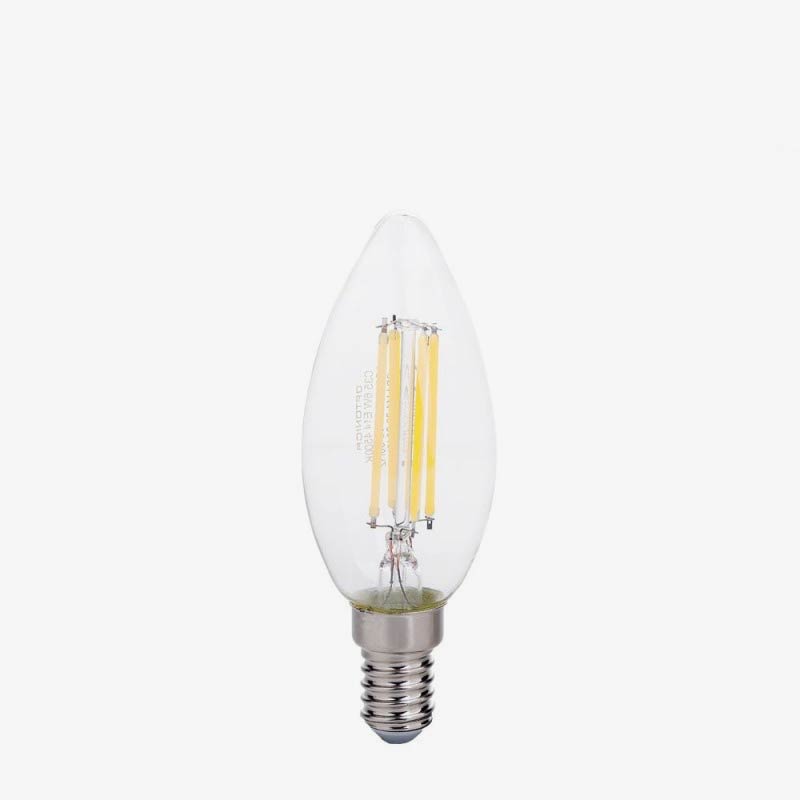 Filament LED žarulja E14 6W svijeća C35