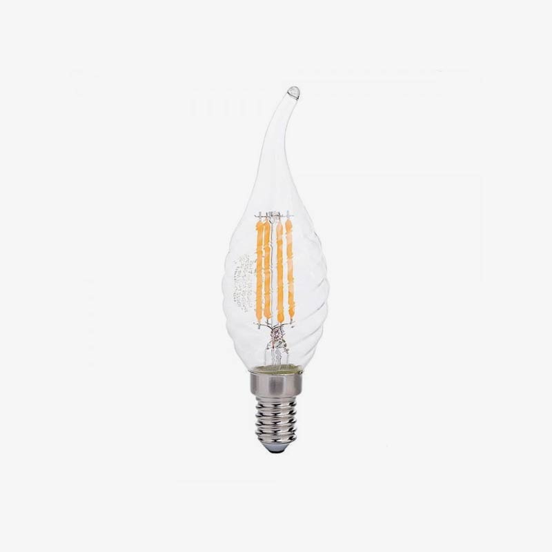 Filament twist LED žarulja E14 4W svijeća C35