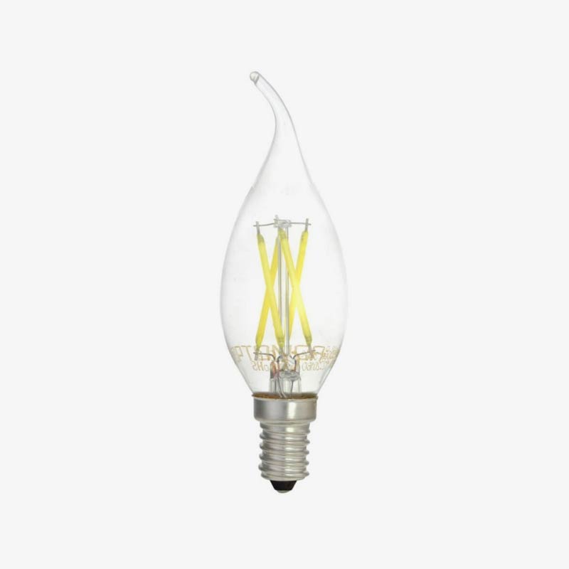 Filament LED žarulja E14 4W svijeća C35