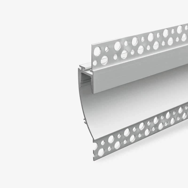 Ugradbeni zidni aluminijski profil za LED traku opalno bijeli difuzor 98.00 x 19.00 mm - Knauf ugradnja
