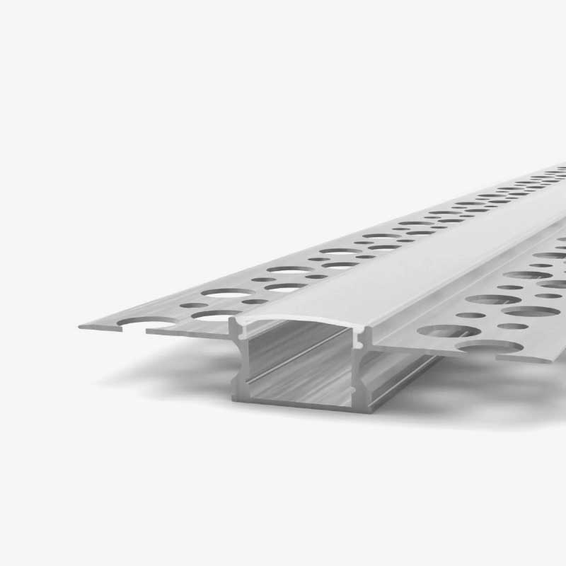 Ugradbeni aluminijski profil za LED traku opalno bijeli difuzor 12.5x15x56 mm - Knauf ugradnja