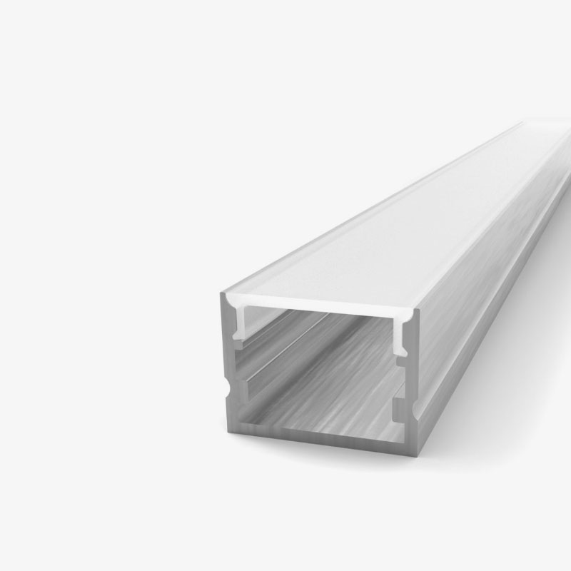 Nadgradni aluminijski profil opalno bijeli difuzor