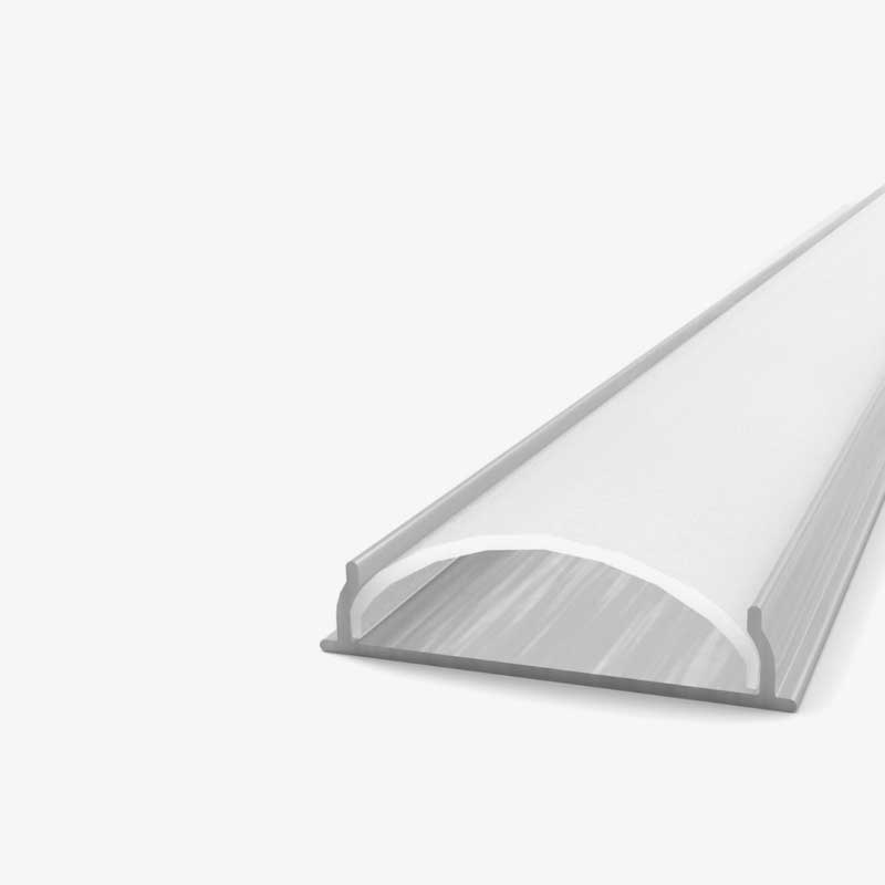 Savitljivi aluminijski profil opalno bijeli difuzor 17.6 x 4.0 mm