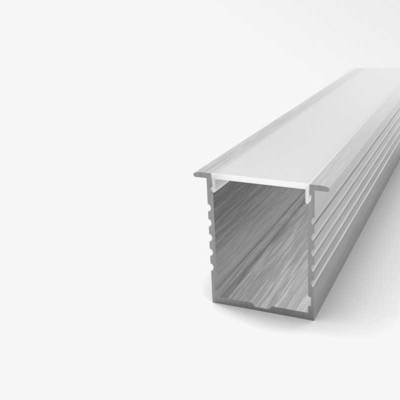 Ugradbeni aluminijski profil za LED traku opalno bijeli difuzor 7.8 x 9.00 x 5.0 mm