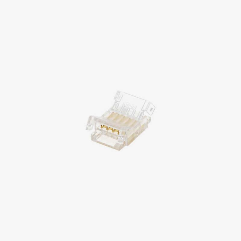 Ravni konektor za RGBW SMD LED trake 5 Pin širine 10 mm.