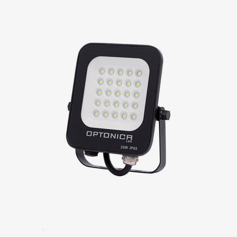 Crni LED reflektor 20W 1800 lm IP65